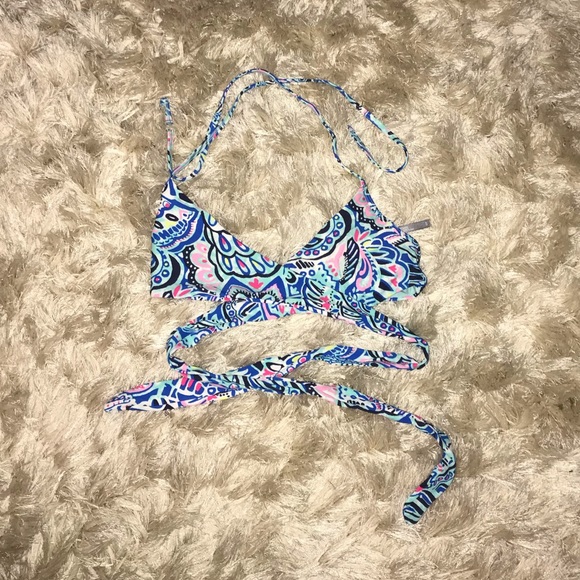 Aerie Wrap Tie Bikini Top - Picture 1 of 1
